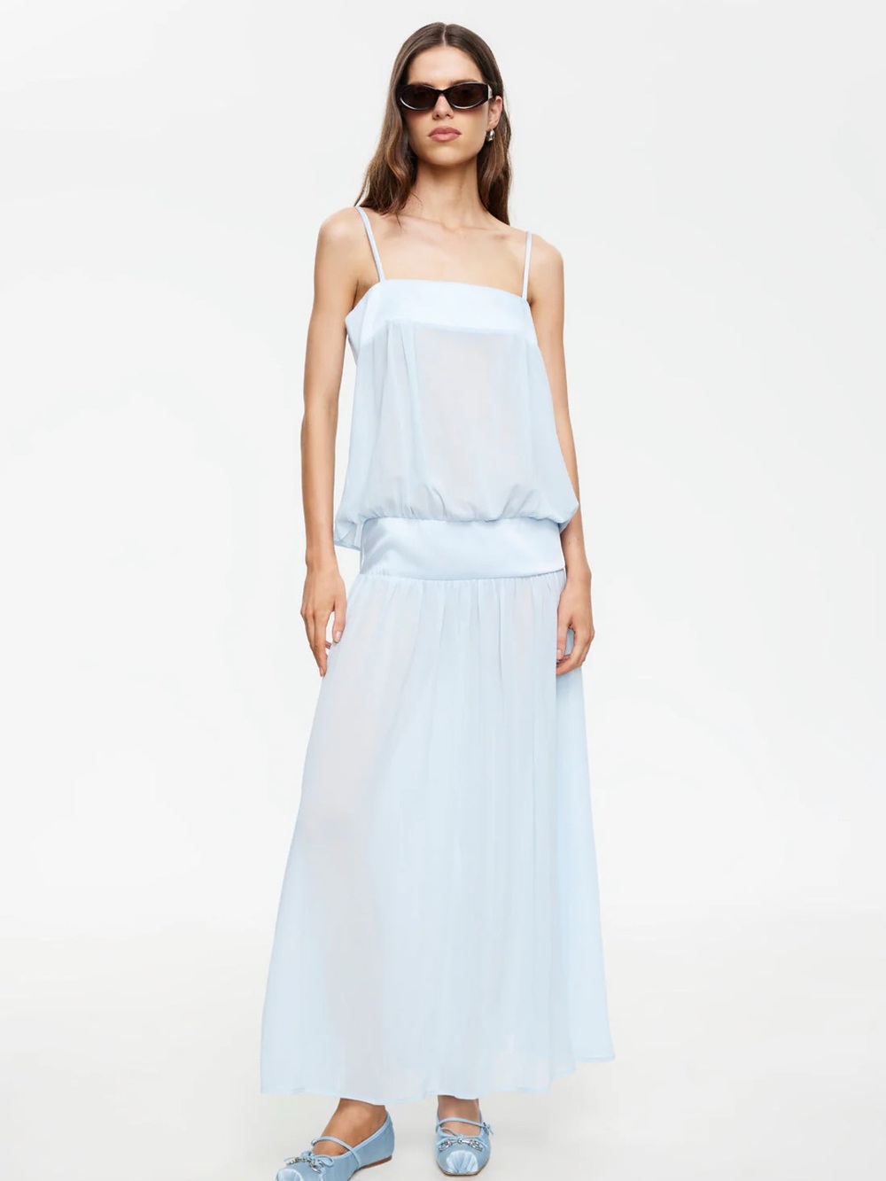 LIONESS | GRACIA MAXI DRESS | PALE BLUE | 1D